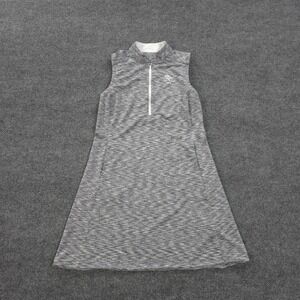 Zero Restriction Dress Womens M Gray Sleeveless Mock Neck Golf A-Line Pockets‎